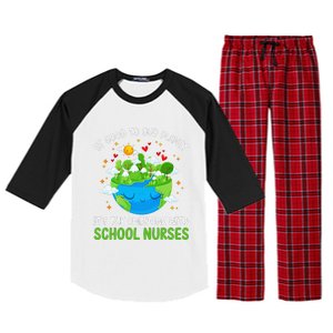 Be Good To Our Planet With School Nurses Earth Day Raglan Sleeve Pajama Set