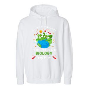 Be Good To Our Planet With Biology Teacher Earth Day Cool Gift Garment-Dyed Fleece Hoodie