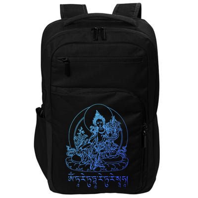 Buddha Green Tara Tra Tibetan Buddhism Vajrayana Gift Impact Tech Backpack