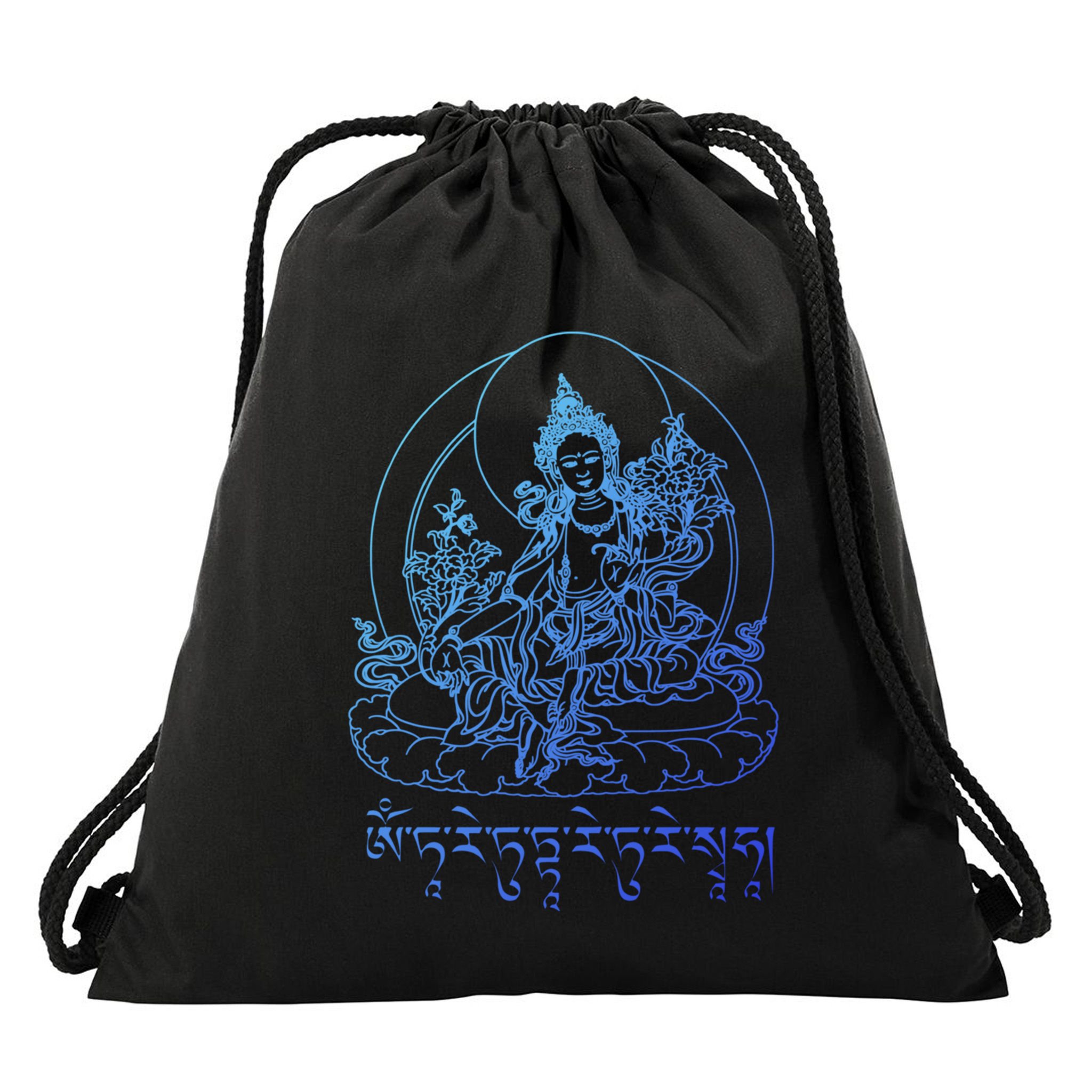 Buddha Green Tara Tra Tibetan Buddhism Vajrayana Gift Drawstring Bag