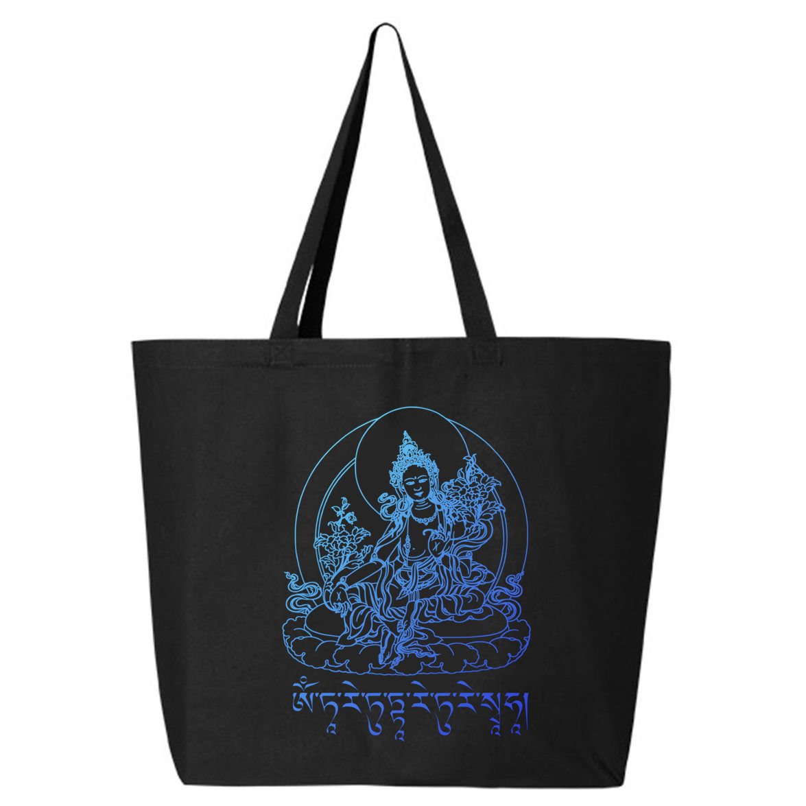 Buddha Green Tara Tra Tibetan Buddhism Vajrayana Gift 25L Jumbo Tote