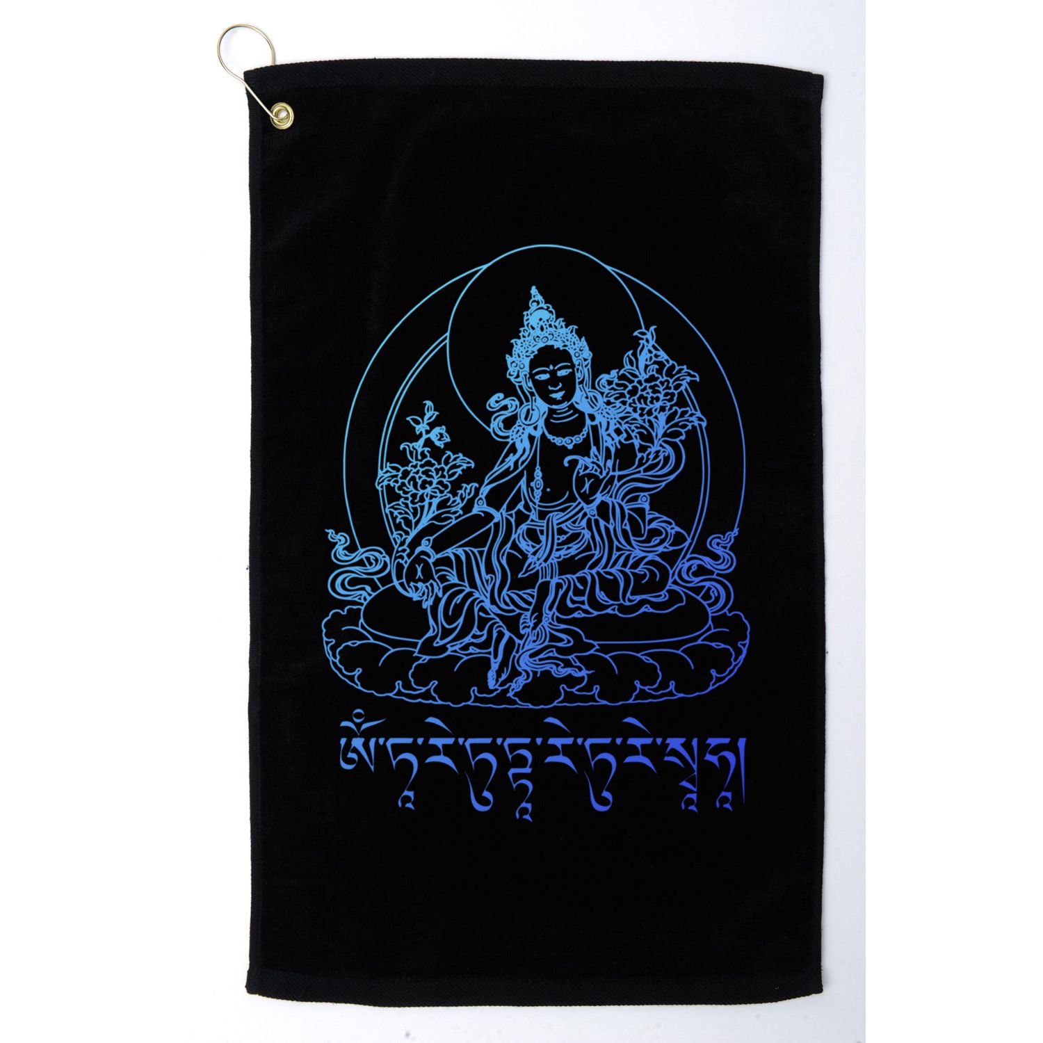 Buddha Green Tara Tra Tibetan Buddhism Vajrayana Gift Golf Towel