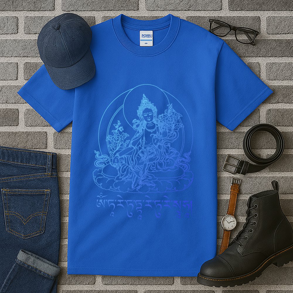 Buddha Green Tara Tra Tibetan Buddhism Vajrayana Gift Tall T-Shirt