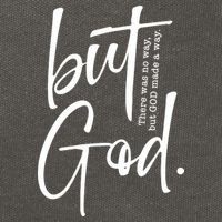 But God There Was No Way But God Made A Way Cotton Canvas Backpack