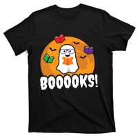 Booooks Ghost T Boo Read Books Library Gift Funny T-Shirt