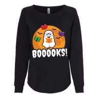 Booooks Ghost T Boo Read Books Library Gift Funny Womens California Wash Sweatshirt