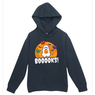 Booooks Ghost T Boo Read Books Library Gift Funny Urban Pullover Hoodie