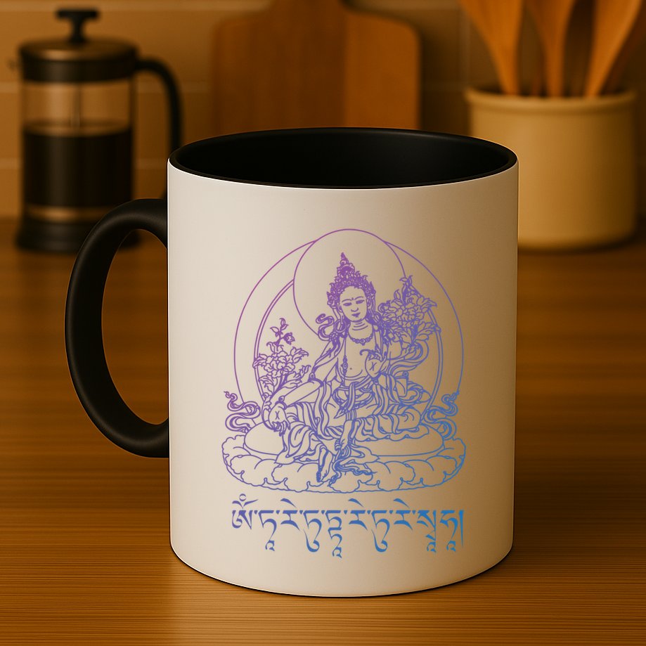 Buddha Green Tara Tra Tibetan Buddhism Vajrayana Gift Mug