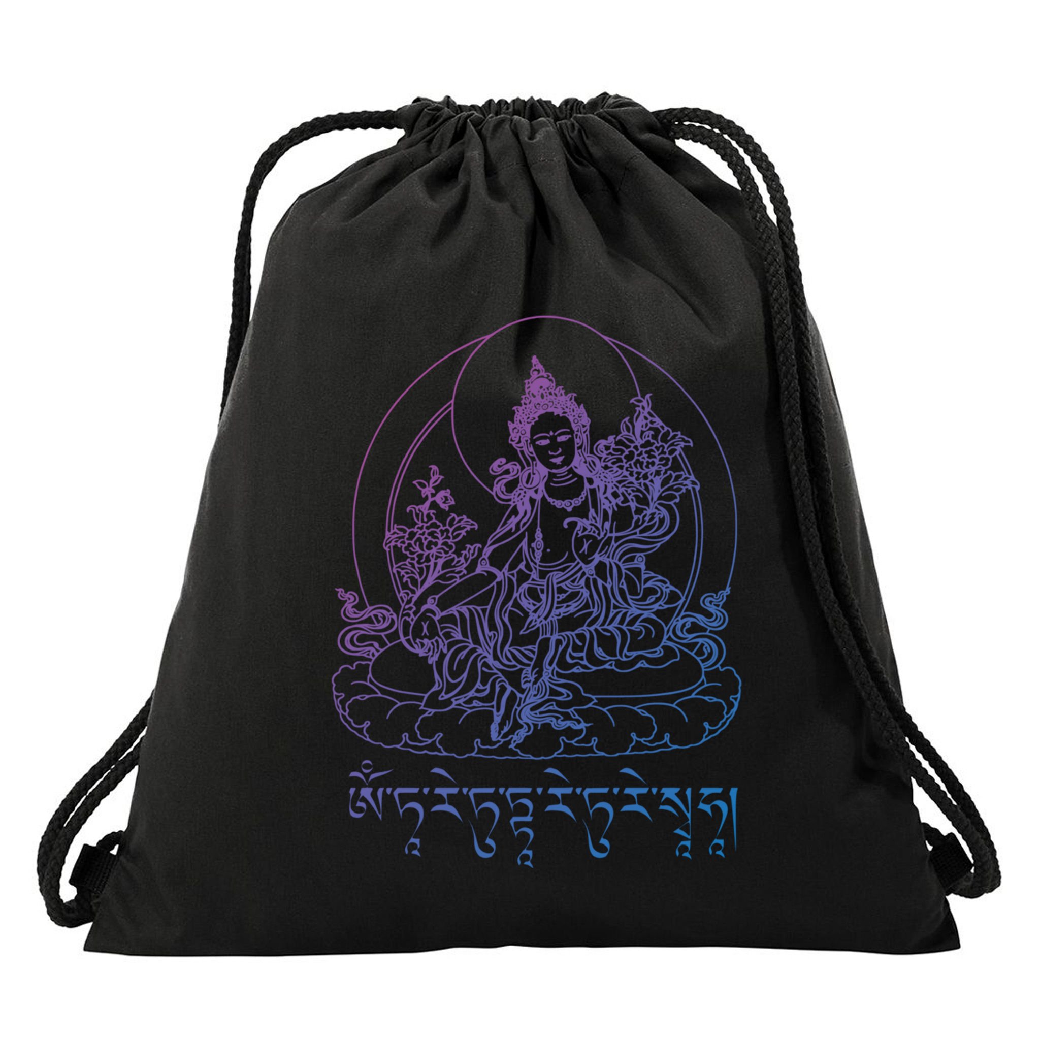 Buddha Green Tara Tra Tibetan Buddhism Vajrayana Gift Drawstring Bag