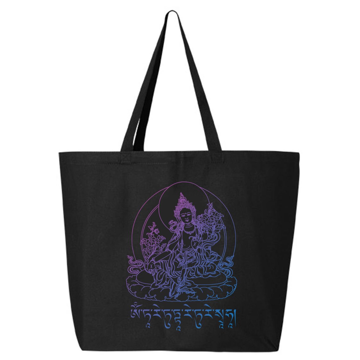 Buddha Green Tara Tra Tibetan Buddhism Vajrayana Gift 25L Jumbo Tote