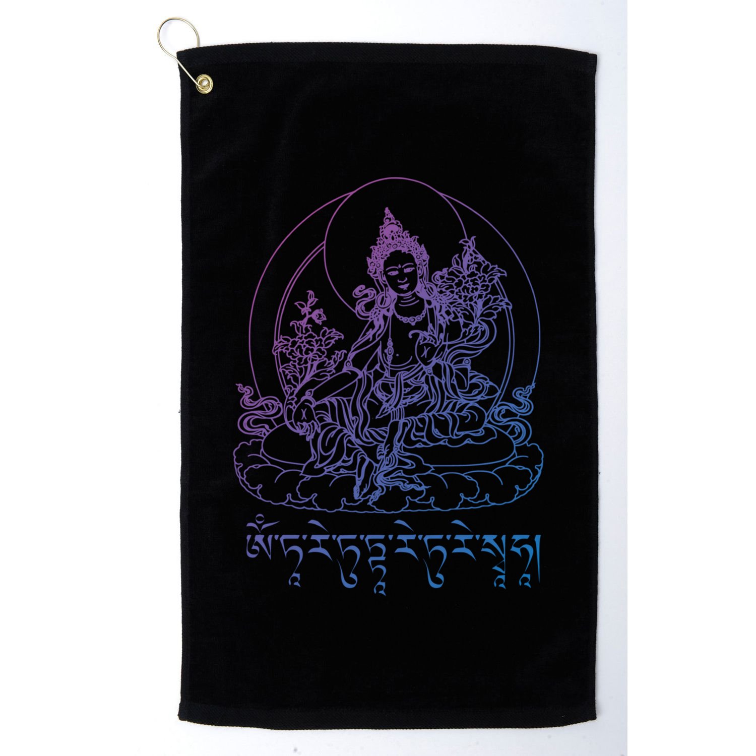 Buddha Green Tara Tra Tibetan Buddhism Vajrayana Gift Golf Towel