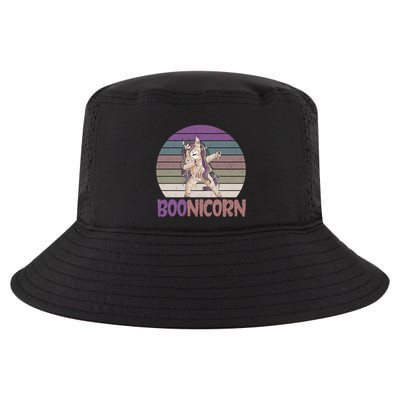Boonicorn Ghost Unicorn Boo Retro Halloween Cool Gift Cool Comfort Performance Bucket Hat