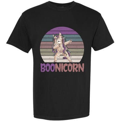 Boonicorn Ghost Unicorn Boo Retro Halloween Cool Gift Garment-Dyed Heavyweight T-Shirt