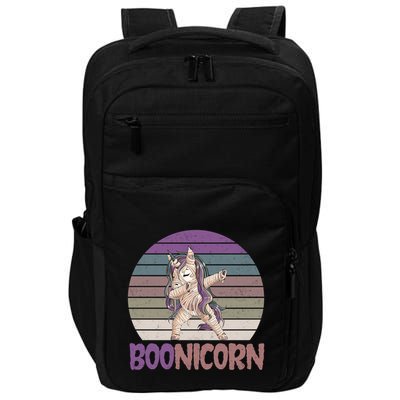 Boonicorn Ghost Unicorn Boo Retro Halloween Cool Gift Impact Tech Backpack