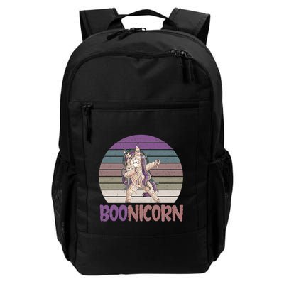 Boonicorn Ghost Unicorn Boo Retro Halloween Cool Gift Backpack