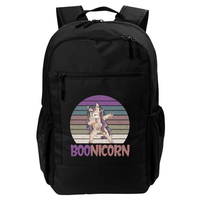 Boonicorn Ghost Unicorn Boo Retro Halloween Cool Gift Backpack