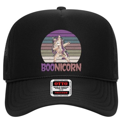 Boonicorn Ghost Unicorn Boo Retro Halloween Cool Gift Trucker Hat