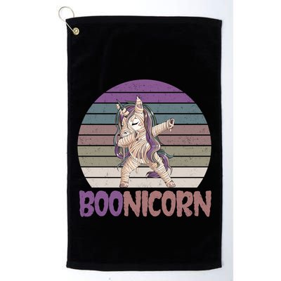 Boonicorn Ghost Unicorn Boo Retro Halloween Cool Gift Golf Towel