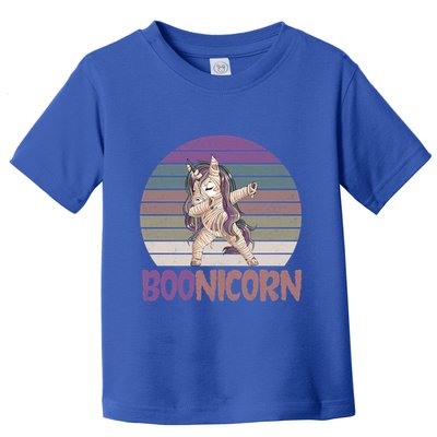 Boonicorn Ghost Unicorn Boo Retro Halloween Cool Gift Toddler T-Shirt