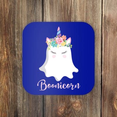 Boonicorn Ghost Unicorn Costume Gift Coaster