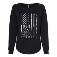 Billiard Game Usa American Flag Pool Player Sports Lover Womens California Wash Sweatshirt