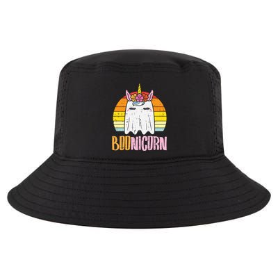 Boonicorn Ghost Unicorn Boo Retro Halloween Gift Cool Comfort Performance Bucket Hat