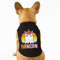 Boonicorn Ghost Unicorn Boo Retro Halloween Gift Doggie Tank