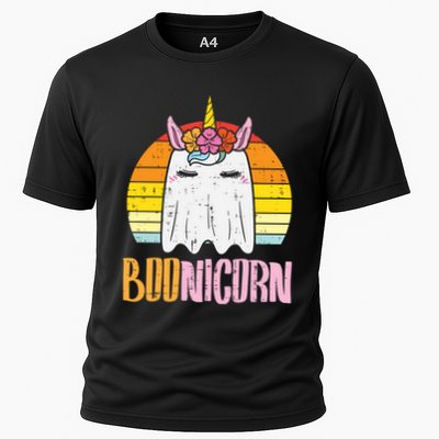 Boonicorn Ghost Unicorn Boo Retro Halloween Gift Performance Shirt