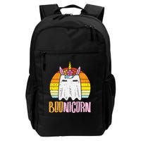 Boonicorn Ghost Unicorn Boo Retro Halloween Gift Backpack