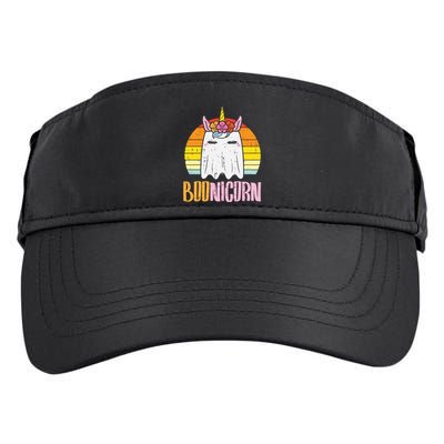 Boonicorn Ghost Unicorn Boo Retro Halloween Gift Adult Drive Performance Visor