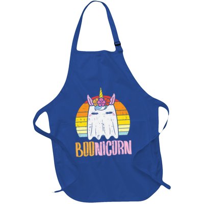 Boonicorn Ghost Unicorn Boo Retro Halloween Gift Apron
