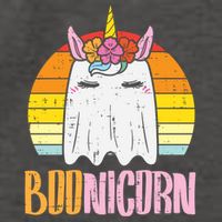 Boonicorn Ghost Unicorn Boo Retro Halloween Gift Vector Backpack