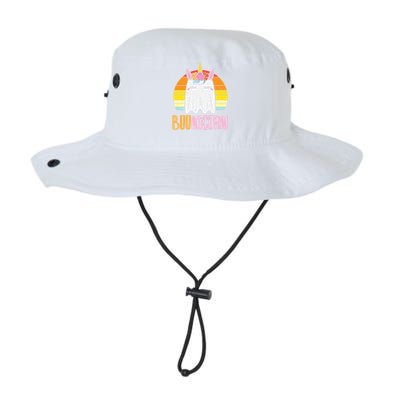 Boonicorn Ghost Unicorn Boo Retro Halloween Gift Legacy Cool Fit Booney Bucket Hat