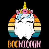 Boonicorn Ghost Unicorn Boo Retro Halloween Gift City Backpack