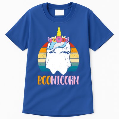Boonicorn Ghost Unicorn Boo Retro Halloween Gift Tall T-Shirt