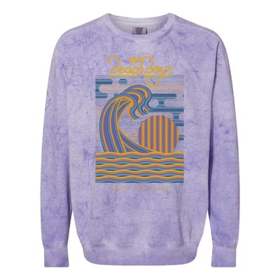 Beach Good Vibrations Gift Colorblast Crewneck Sweatshirt