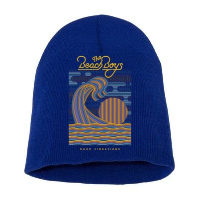 Beach Good Vibrations Gift Short Acrylic Beanie