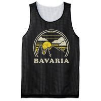 Bavaria Germany Vintage Hiking Mountains Mesh Reversible Basketball Jersey Tank