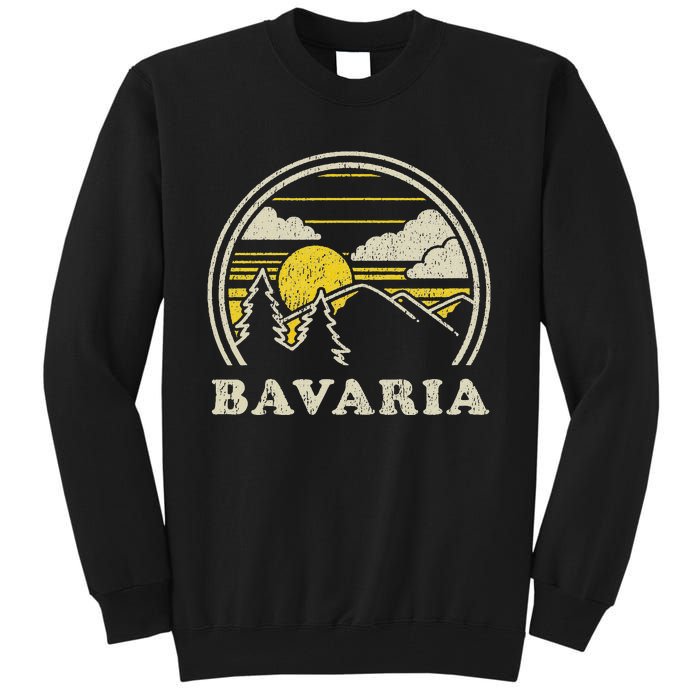 Bavaria Germany Vintage Hiking Mountains Tall Sweatshirt