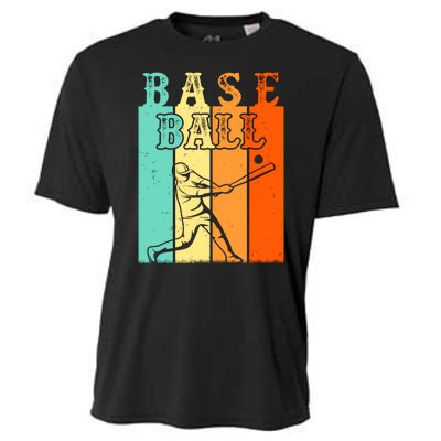 Baseball Game Vintage Retro Baseball Gift Cooling Performance Crew T-Shirt