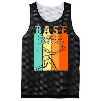 Baseball Game Vintage Retro Baseball Gift Mesh Reversible Basketball Jersey Tank