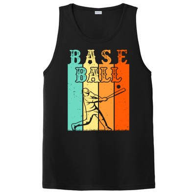 Baseball Game Vintage Retro Baseball Gift PosiCharge Competitor Tank