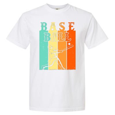 Baseball Game Vintage Retro Baseball Gift Garment-Dyed Heavyweight T-Shirt