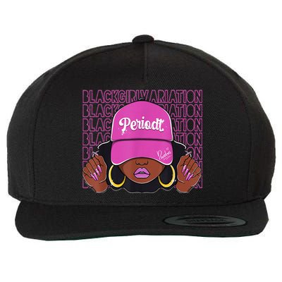 Black Girl Variation Hyper Violet 4s Matching Wool Snapback Cap