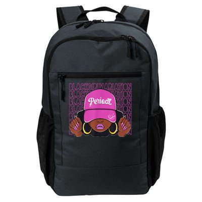 Black Girl Variation Hyper Violet 4s Matching Daily Commute Backpack