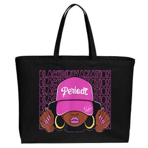 Black Girl Variation Hyper Violet 4s Matching Cotton Canvas Jumbo Tote