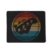 Bass Guitar Vintage Retro Funny Bass Player Bassist Mousepad