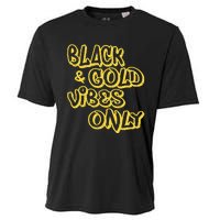 Black Gold Vibes Only Cooling Performance Crew T-Shirt