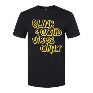 Black Gold Vibes Only Softstyle CVC T-Shirt