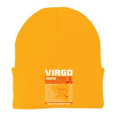 Birthday Gifts Virgo Facts Knit Cap Winter Beanie